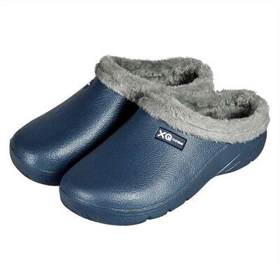 Tuinklompen dames - gevoerd - navy - tuinschoenen - garden clogs dames