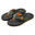 XQ - Teenslipper Heren - Cushioned - Zwart/Groen - flip flops heren - Slippers