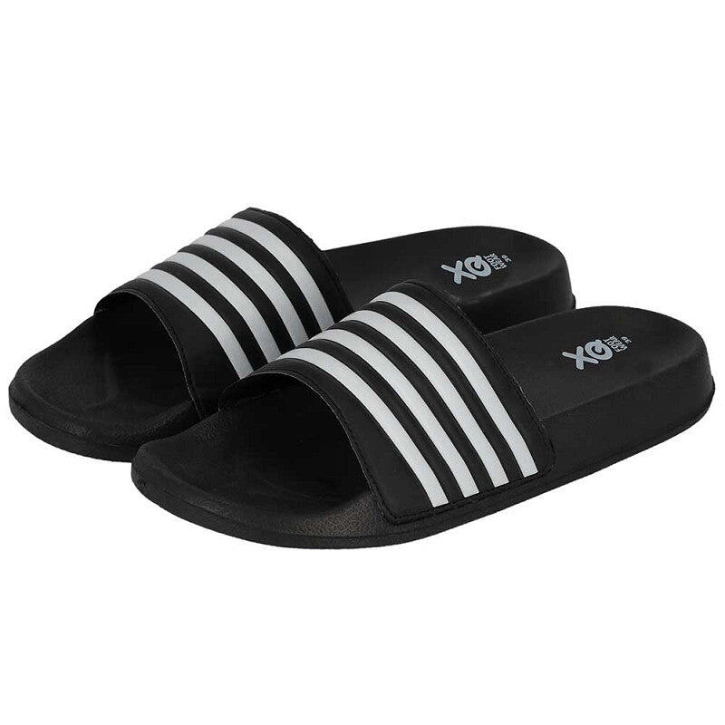 Xq Footwear - Chaussons Femme - Rayures - Chaussons Femme - Semelle Intérieure Profilée - Sandales - Noir - 39 - Decathlon