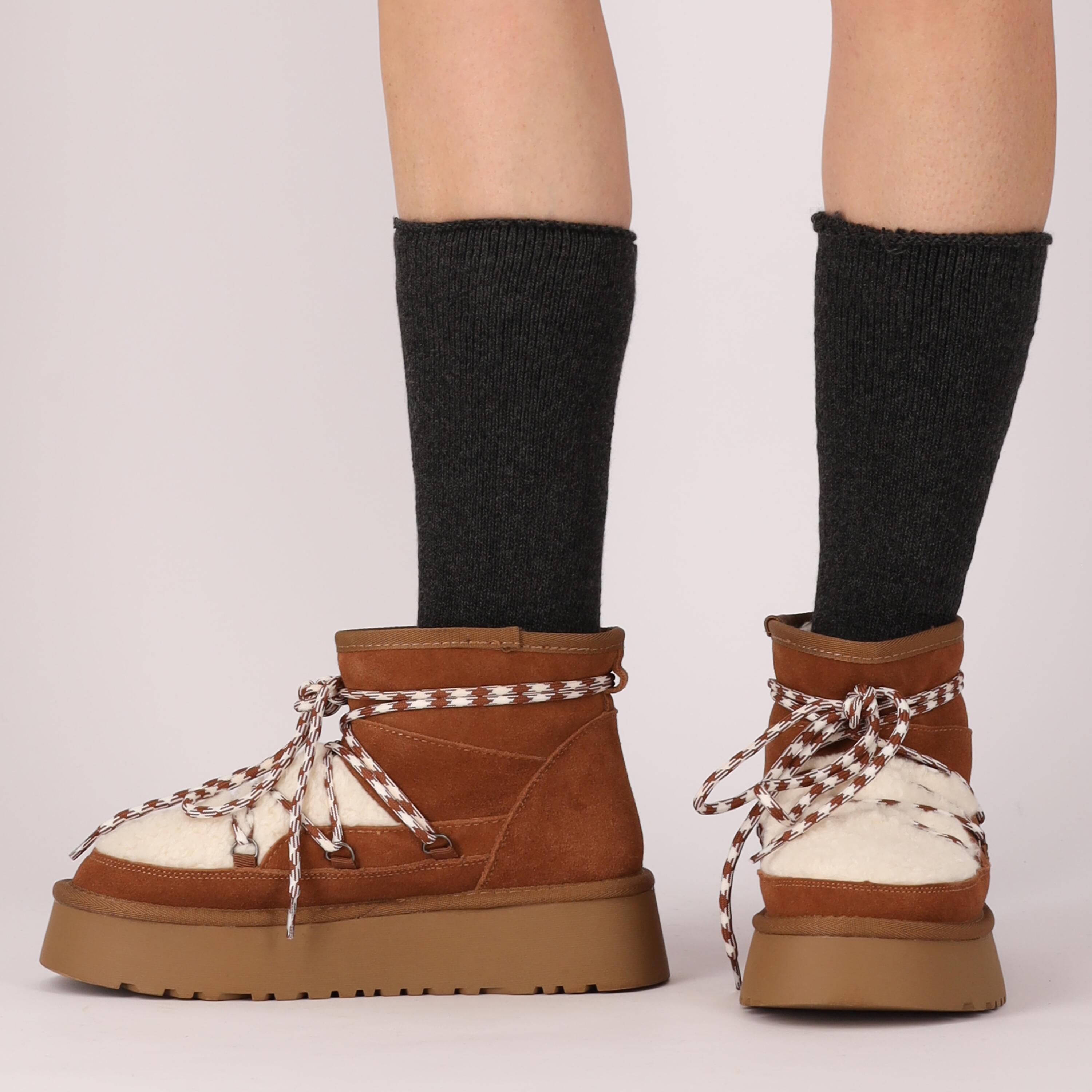 Heatkeeper - Calzini termici per bambini - 4 paia - Nero 6/7