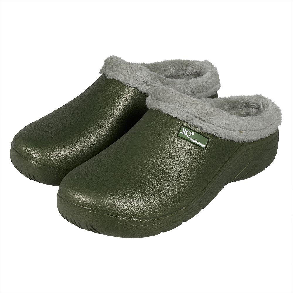 Xq Footwear - Sabots De Jardin Homme - Fausse Fourrure - Chaussures De Jardin - Sabots - Vert - Decathlon