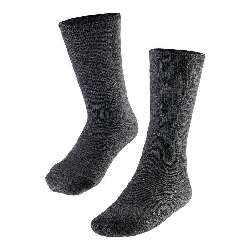 Heatkeeper - Chaussettes thermiques hommes - 4 paires - Gris moyen