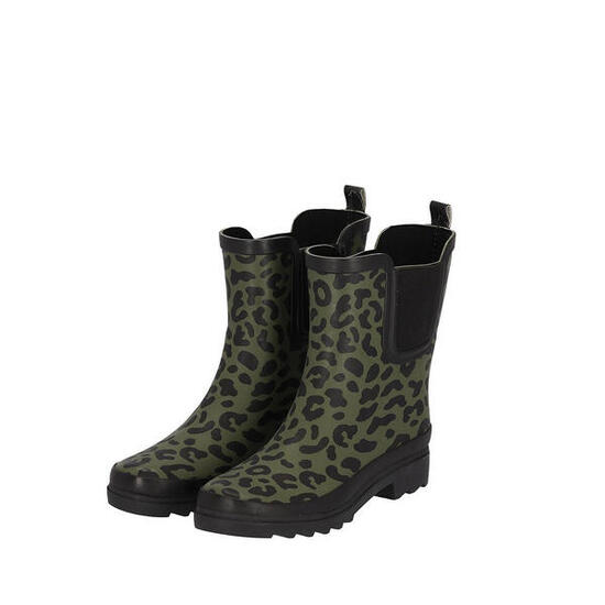 Regenlaarzen Dames - Chelsea - Multi Groen - Rubber