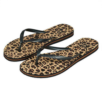 Teenslippers dames - panterprint - flip flops dames