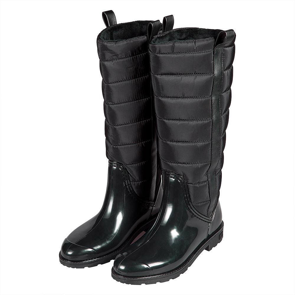 XQ FOOTWEAR XQ - Regenlaarzen Dames - Fashion - PVC - Zwart - Hoge regenlaarzen