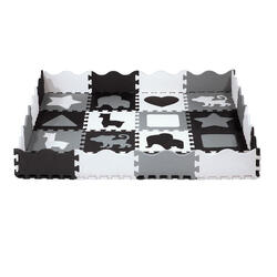 Tapis de puzzle/parc pour enfants 36 pièces 140x140 cm Nils Fun MD03