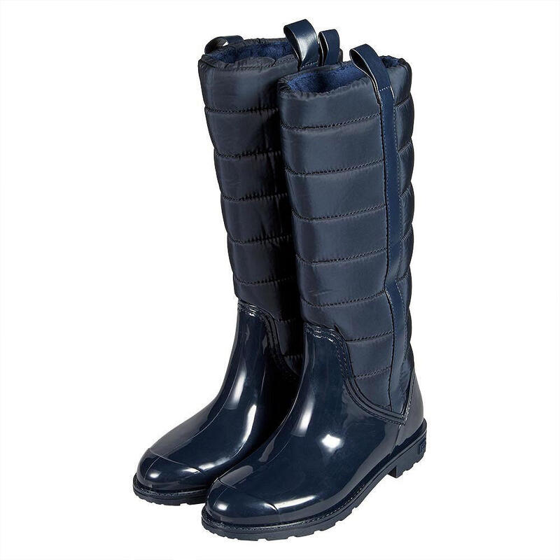 XQ | Bottes de pluie femme | Fashion | Caoutchouc | Bleu | Taille 38 | Bottes de