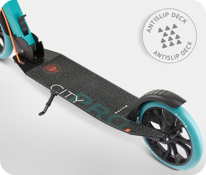 Movino City Pro scooter urbano verde para niños, jóvenes y adultos 6/7