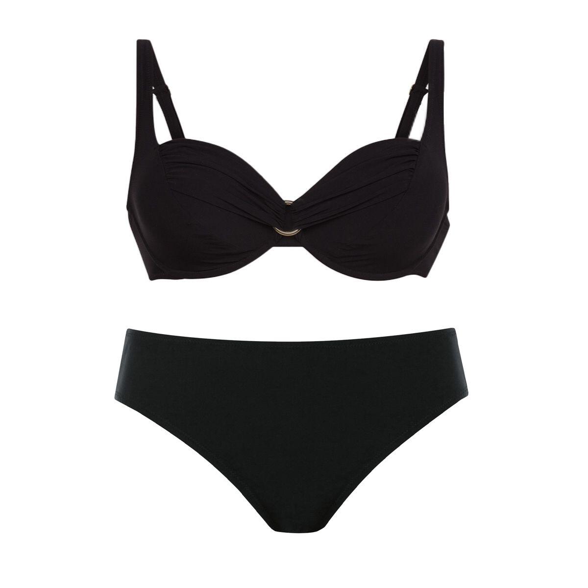 Rosa Faia - Maillot De Bain Ensemble Bikini Femme - De Natation Hermine - Maillot De Bain 2 Pièces (bikini) - Noir - Decathlon