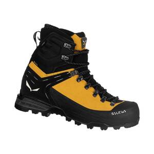 Salewa Ortles Ascent Mid GTX Waterproof Mountaineering Boots Yellow Gold/Black