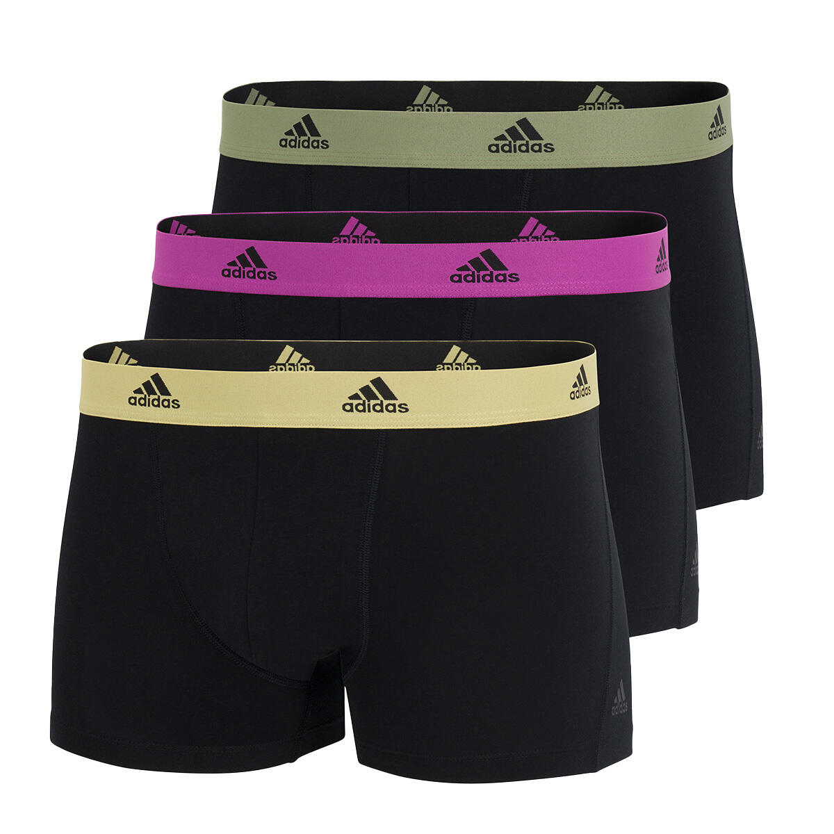 ADIDAS Retro Short / Pant Herren - 3er Pack Active Flex Cotton