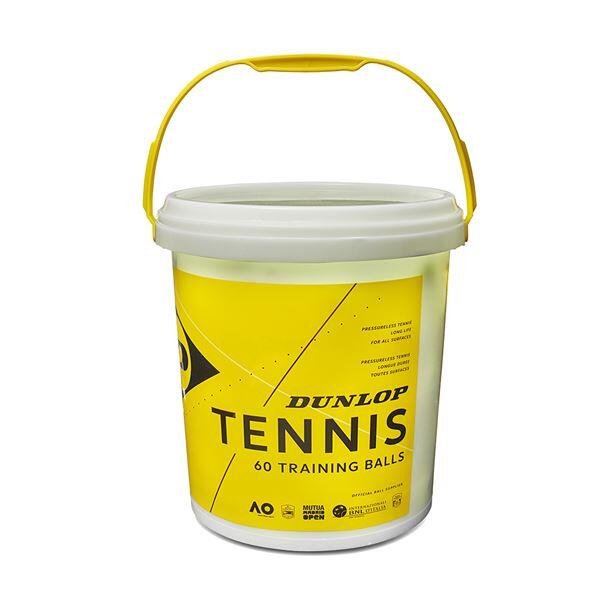 DUNLOP Bola Ténis Dunlop Training (Amarelo,Balde 60un)