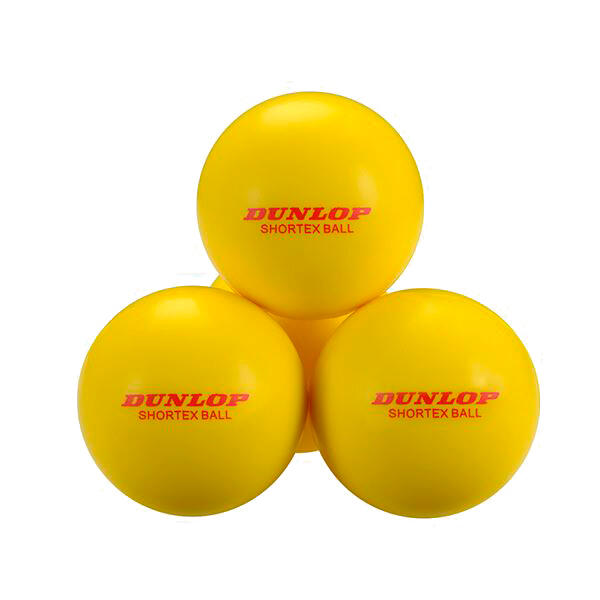 Bola Ténis Dunlop Shortex (Esponjosa,Bolsa 12un) 2/2