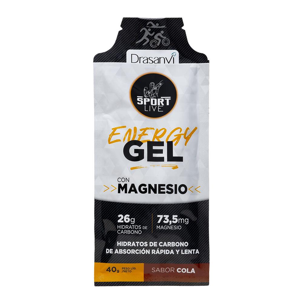 Gel Energético sabor Cola - Recupera la función muscular - Pack 12 uds - 40g 2/6