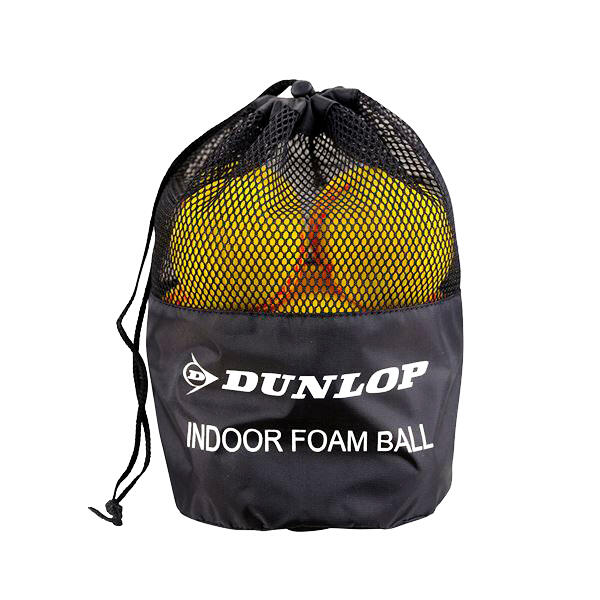 DUNLOP Bola Ténis Dunlop Indoor (Esponjosa,Bolsa 12un)