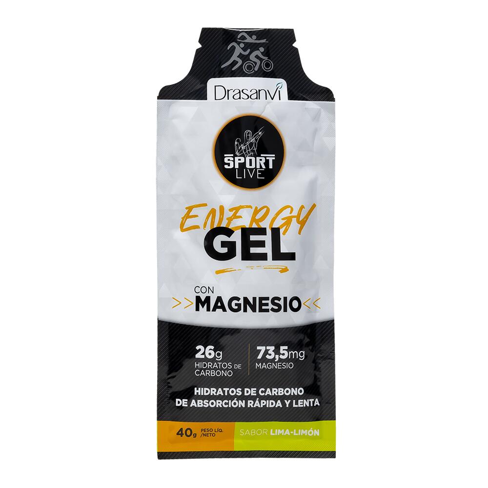 Gel Energético Lima-Limón - Recupera la función muscular - Pack 12 uds - 40g 2/6