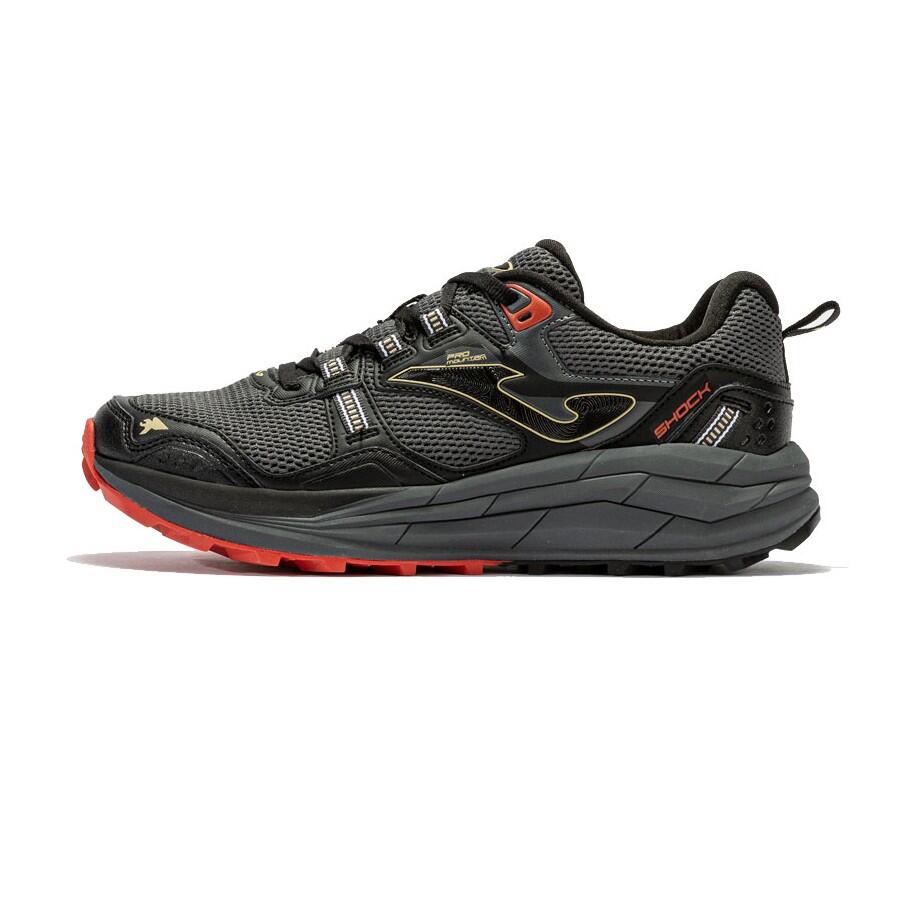 JOMA Zapatilla Running Trail Hombre Joma SHOCK 2422 NEGRO ROJO