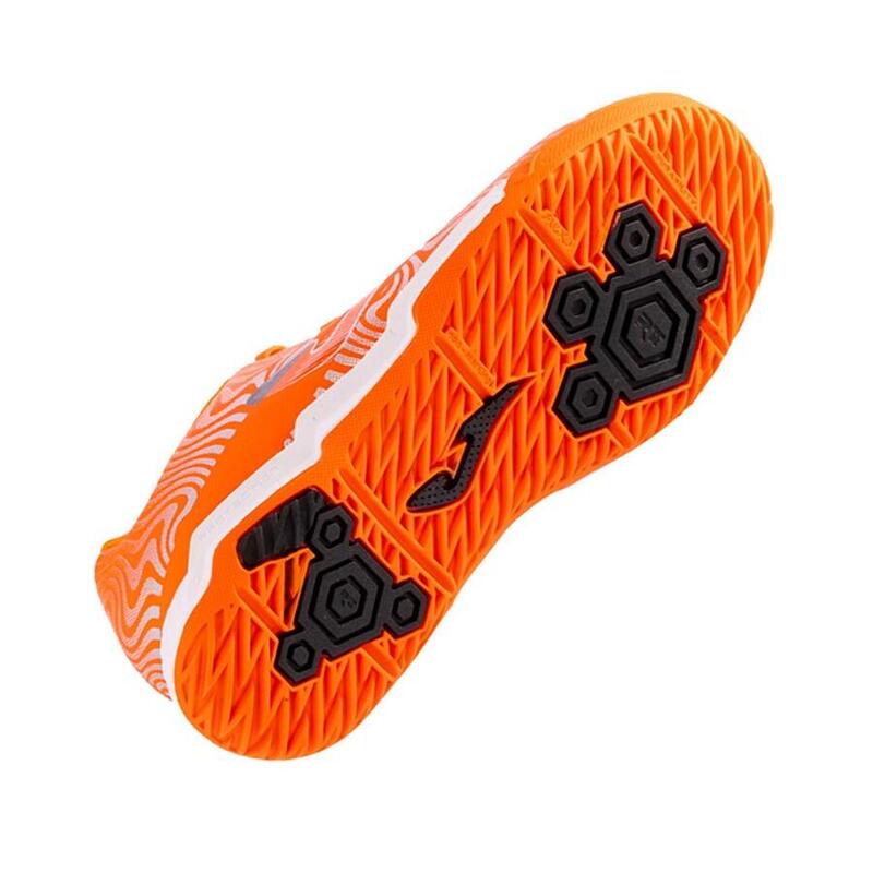 Zapatilla Futbol Sala Niño Joma Evolution Indoor 2408 Naranja