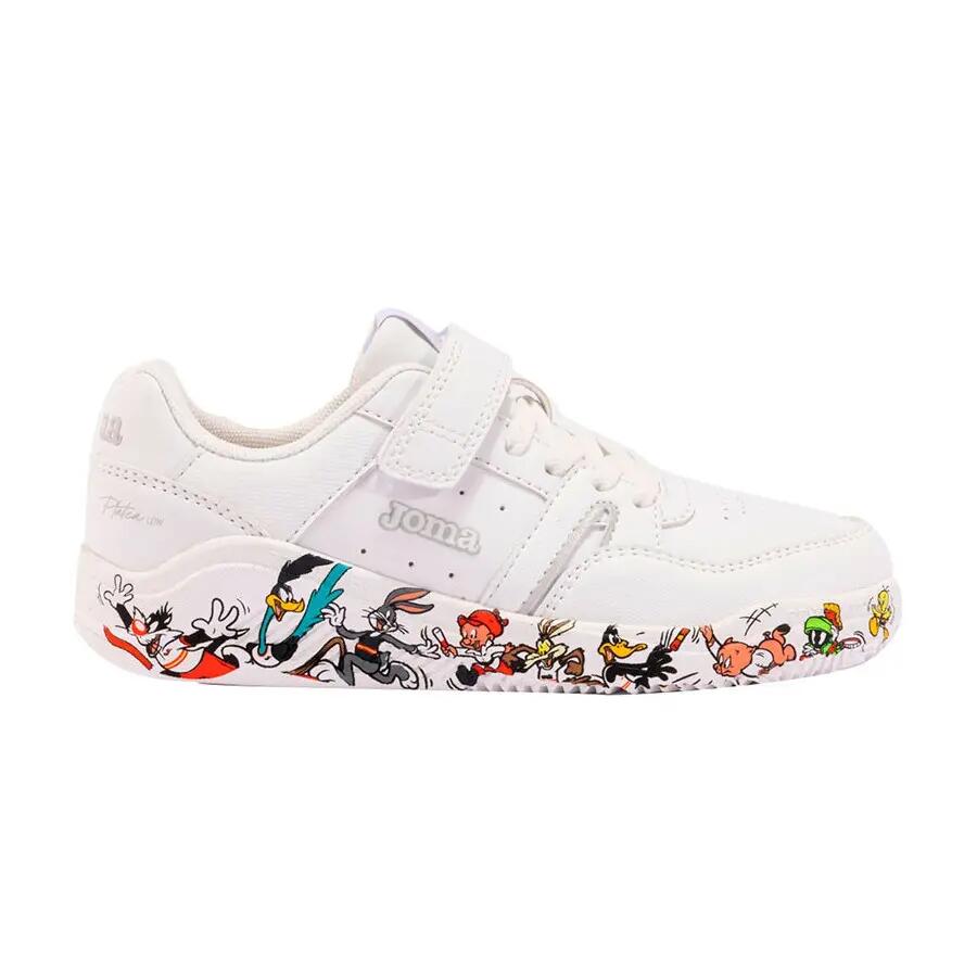 Zapatillas Niños Joma Platea Low Jr 24 Blanco 3/5