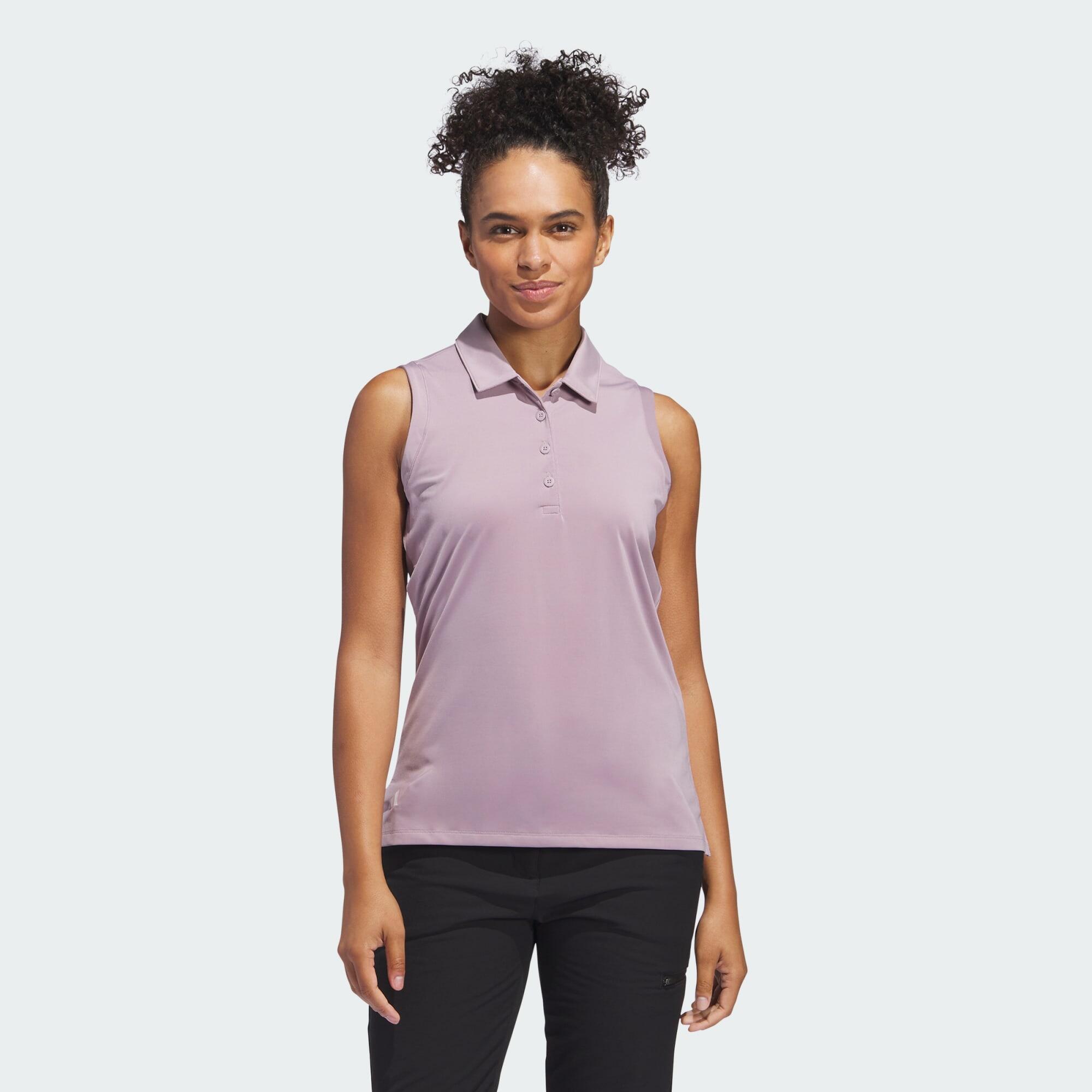 Ultimate365 Women's plain sleeveless polo shirt