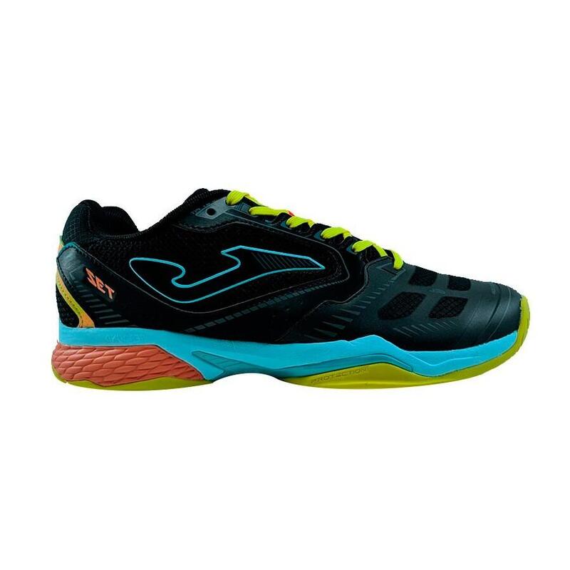 Zapatilla Padel Hombre Joma Set 2201 Negro Amarillo