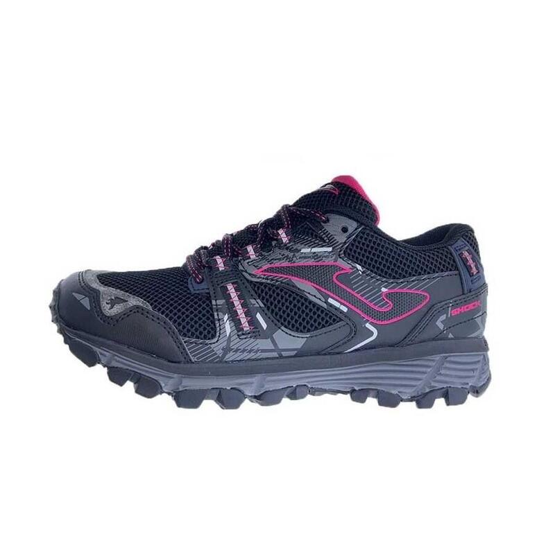 Zapatilla Running Trail Mujer Joma SHOCK 2101 NEGRO