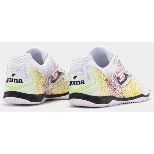 Zapatilla Futbol Hombre Joma Maxima 2442 Blanco Amarillo 3/7