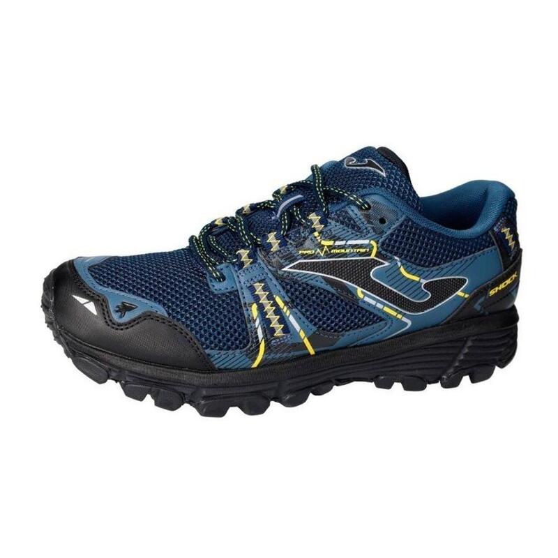 Zapatilla Running Trail Hombre Joma Shock 2317 Petroleo Negro