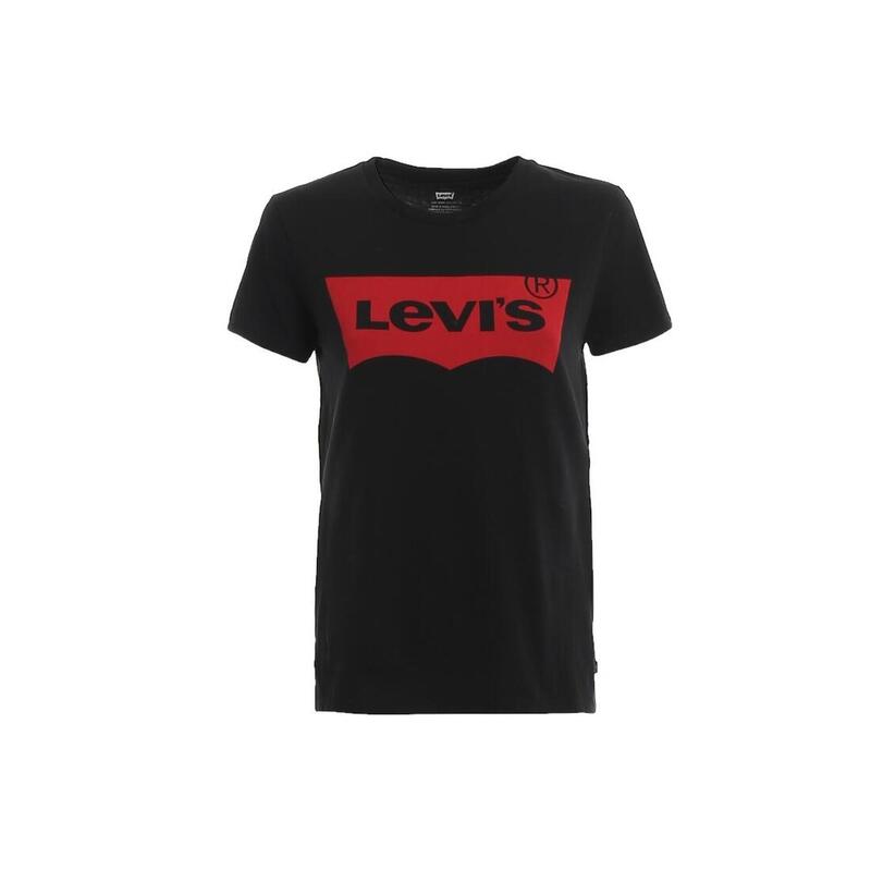 Női rövid ujjú póló, Levi's The Perfect Large Batwing Tee, fekete