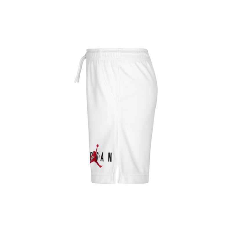 Pantaloncino bambino jordan essentials graphic mesh bianco