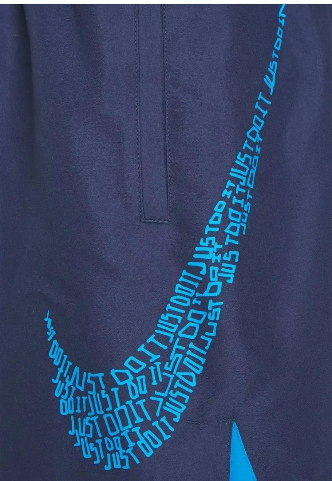 Costume da bagno uomo nike 5 volley 100% poliestere-blu-nessc476-440 2/2