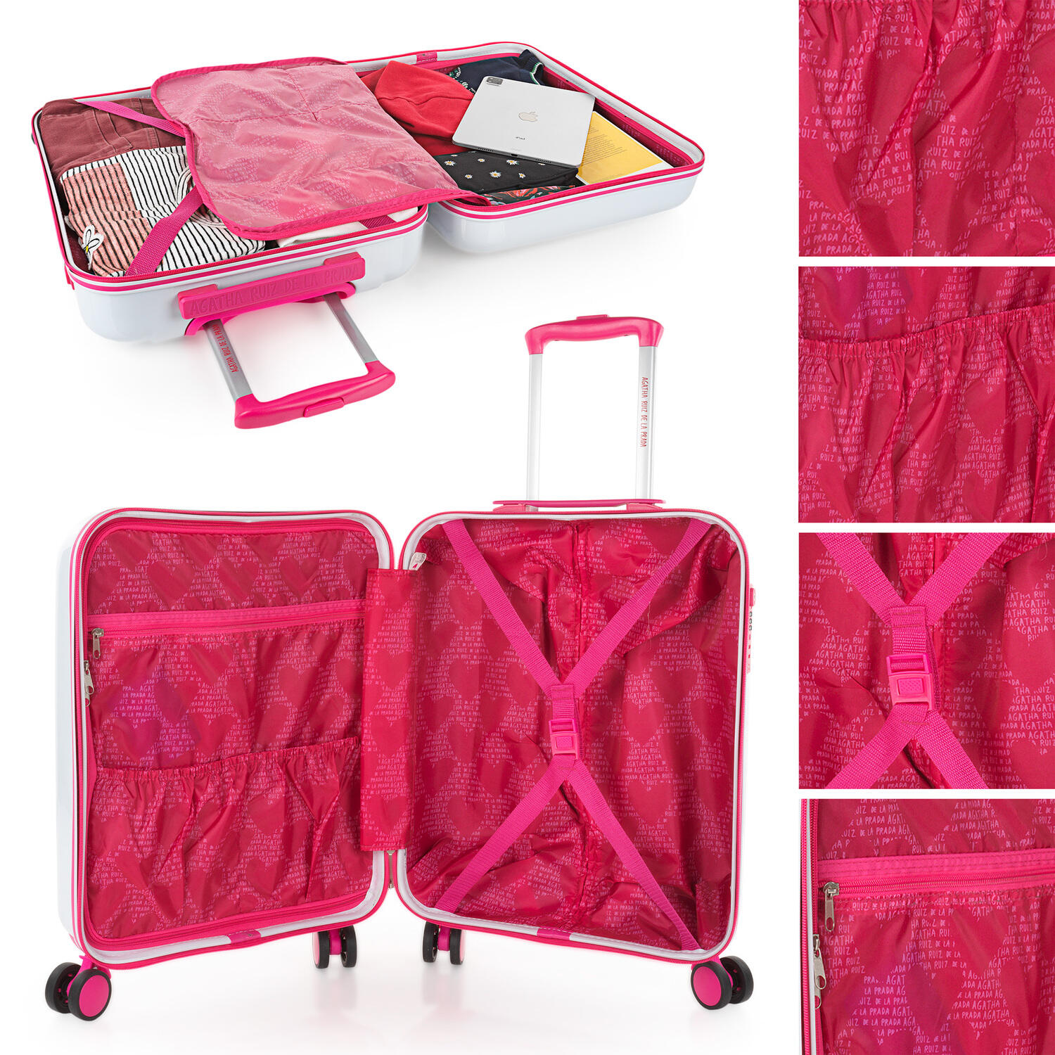Maleta Pc Mediana 65L Agatha Ruiz De La Prada Happiness 45X68x26cm 4/7