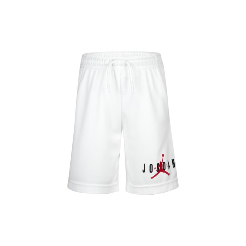 Pantaloncino bambino jordan essentials graphic mesh bianco