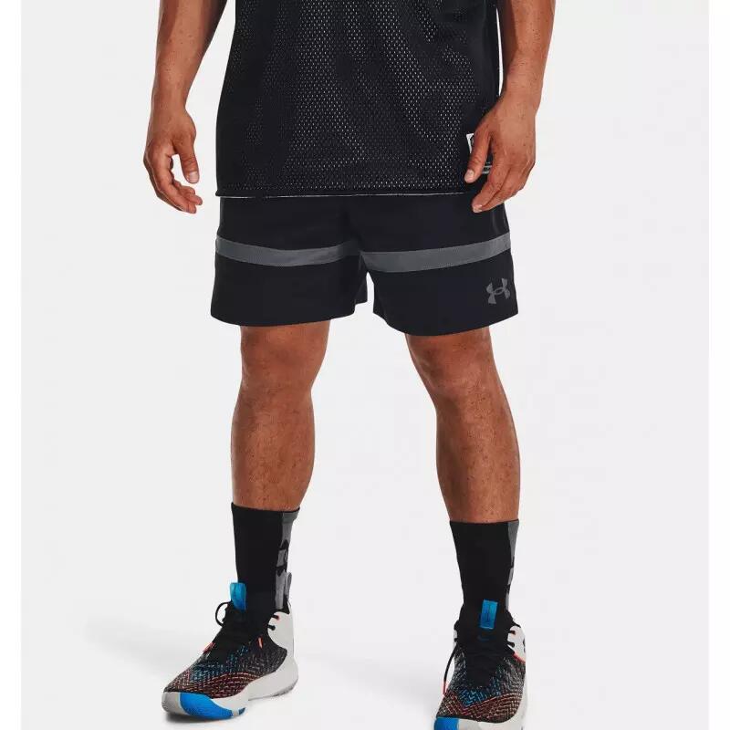 Short de bain Under Armour Baseline Noir pour homme 4/4