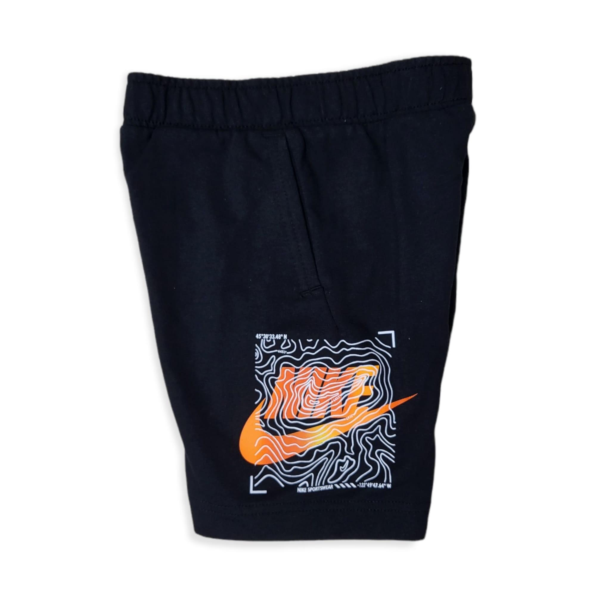 Pantaloncino bambino nike nsw elevate - nero 2/3