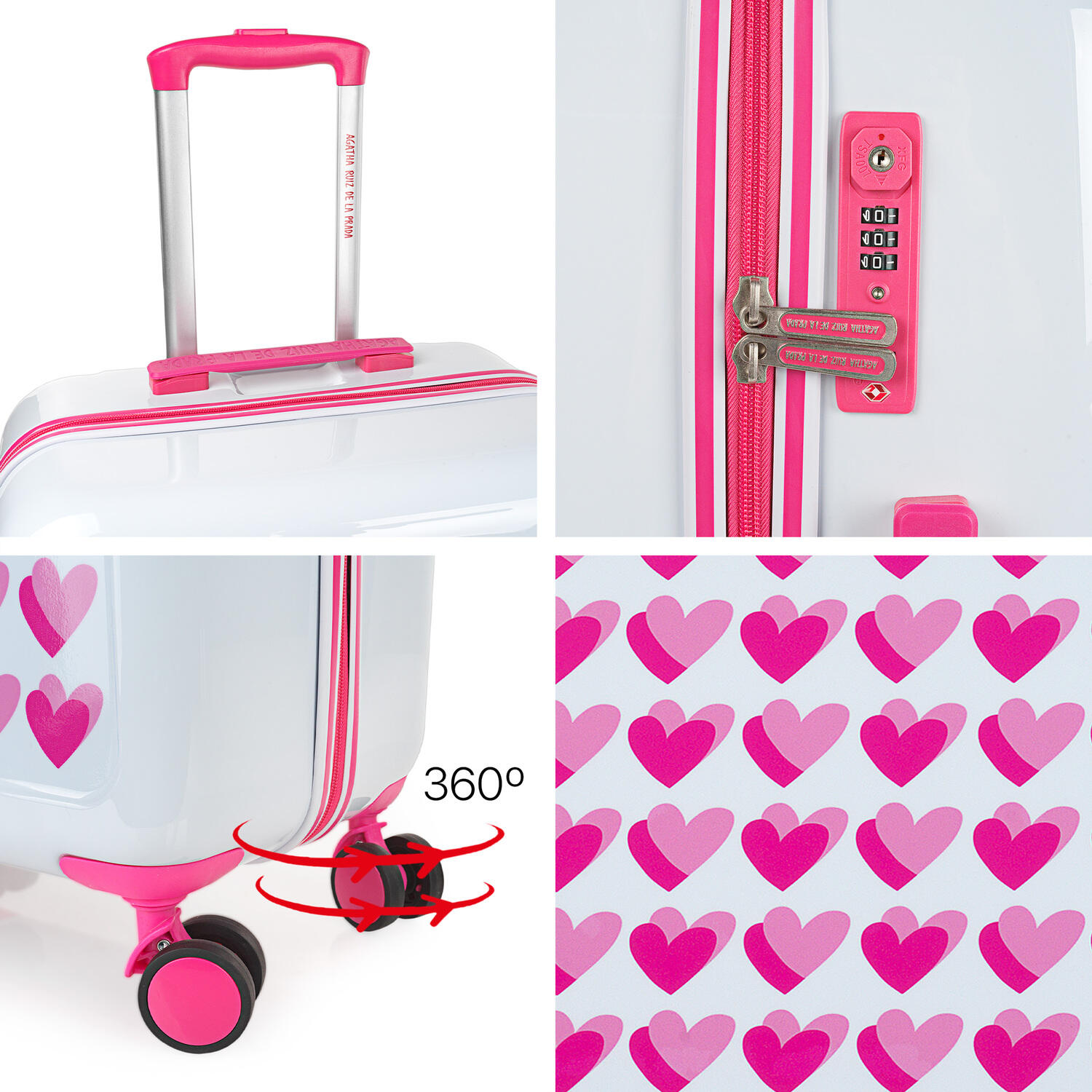 Maleta Pc Mediana 65L Agatha Ruiz De La Prada Happiness 45X68x26cm 5/7