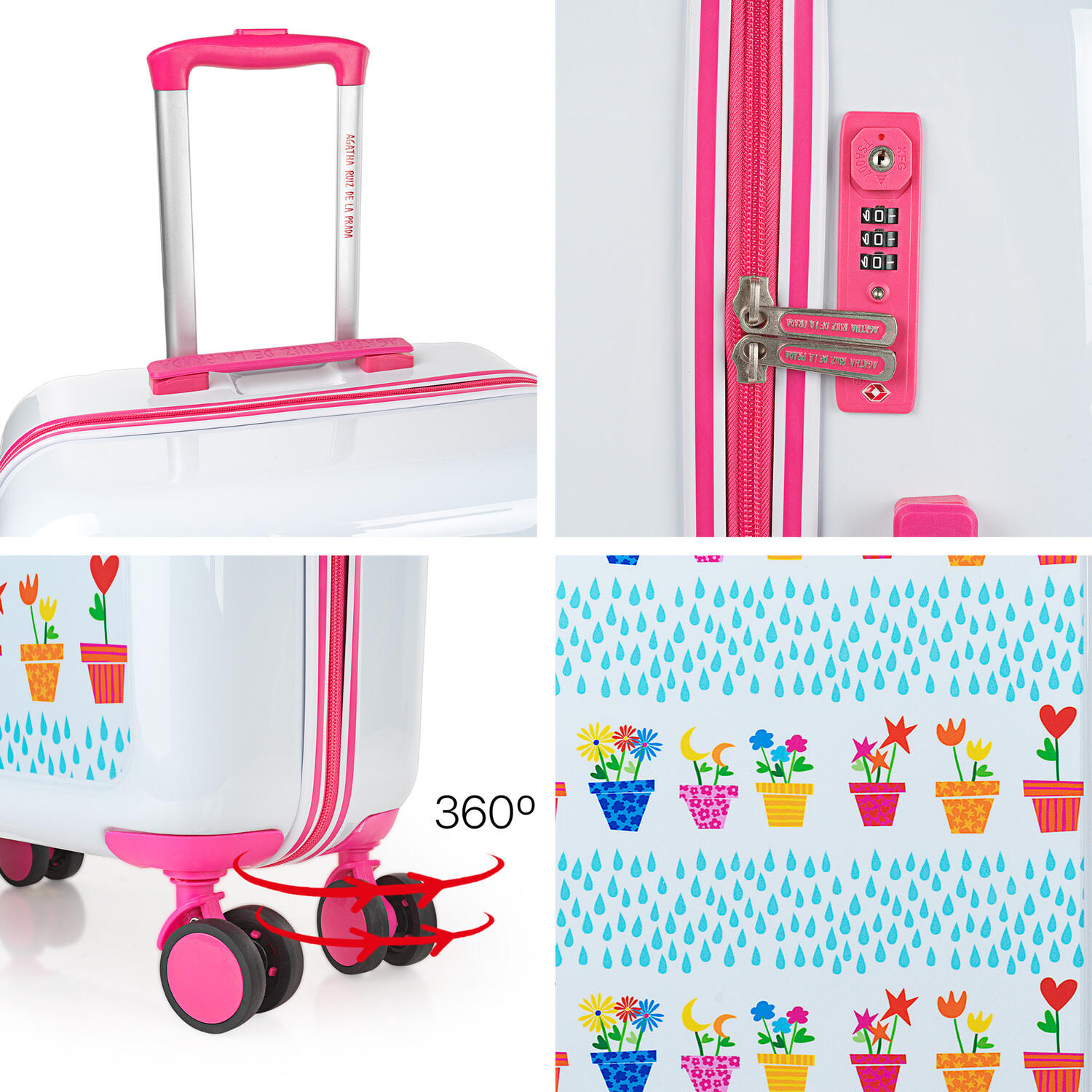 Maleta Pc Mediana 65L Agatha Ruiz De La Prada Happiness 45X68x26cm 5/7