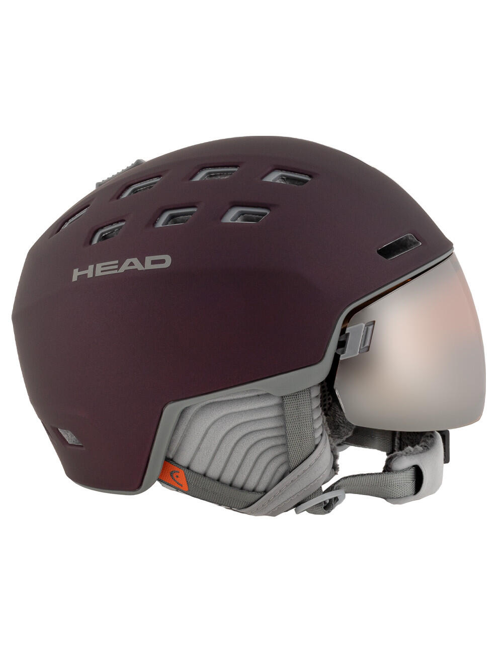 Kask narciarski damski z szybą HEAD RACHEL 5K +  szyba w zestawie 3/4