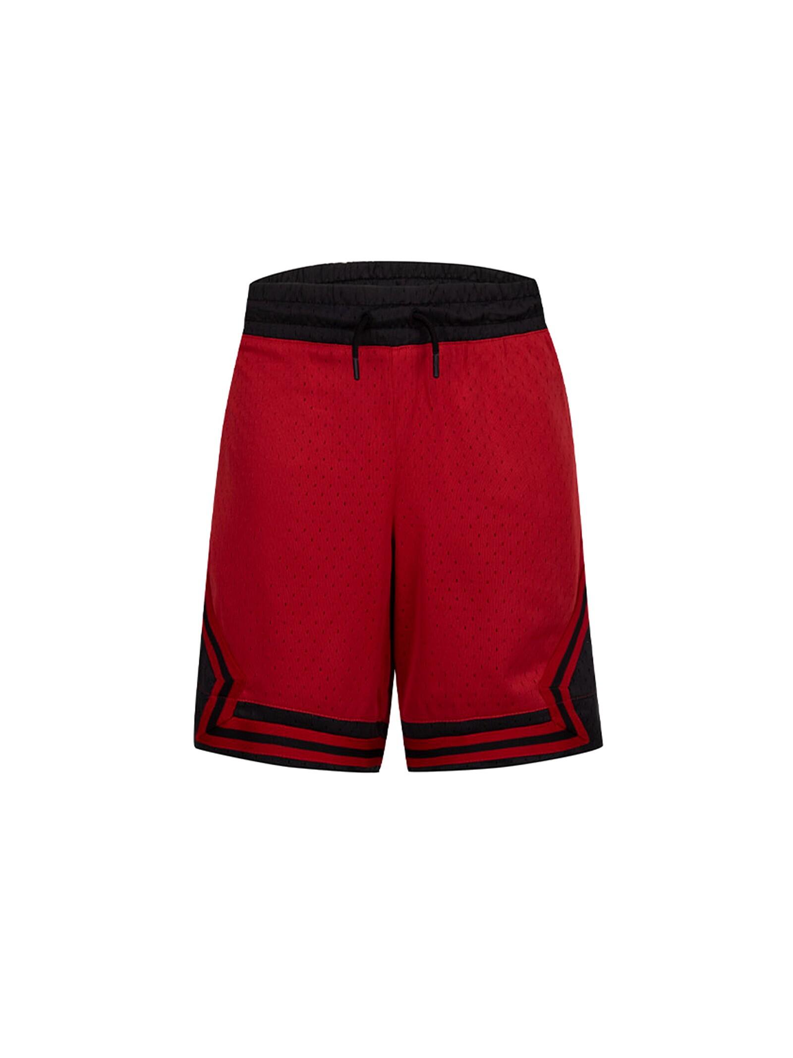 Pantalón corto Nike Air Diamond rojo para niños 3/4