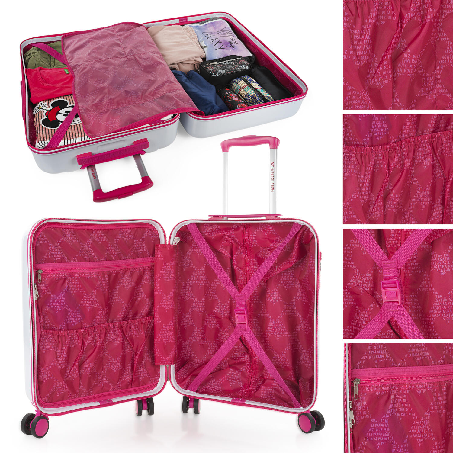 Maleta Pc Mediana 65L Agatha Ruiz De La Prada Happiness 45X68x26cm 4/7
