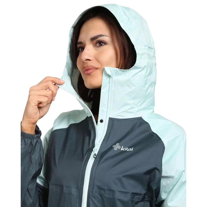 Chaqueta cortavientos impermeable montaña y trekking HURRICANE-W mujer KILPI