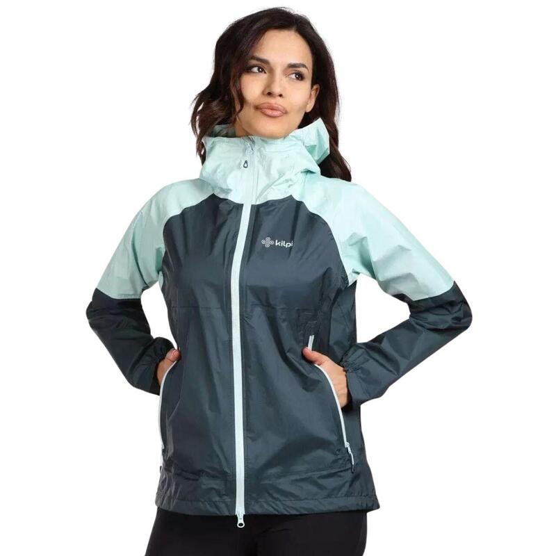 Chaqueta cortavientos impermeable montaña y trekking HURRICANE-W mujer KILPI