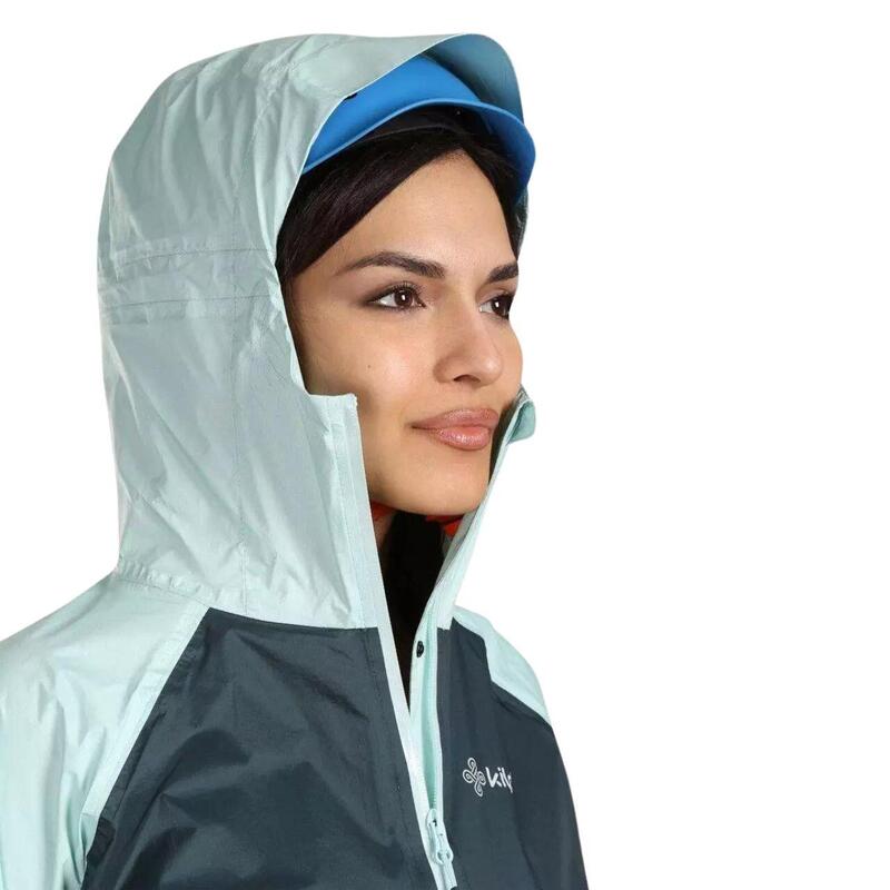 Chaqueta cortavientos impermeable montaña y trekking HURRICANE-W mujer KILPI