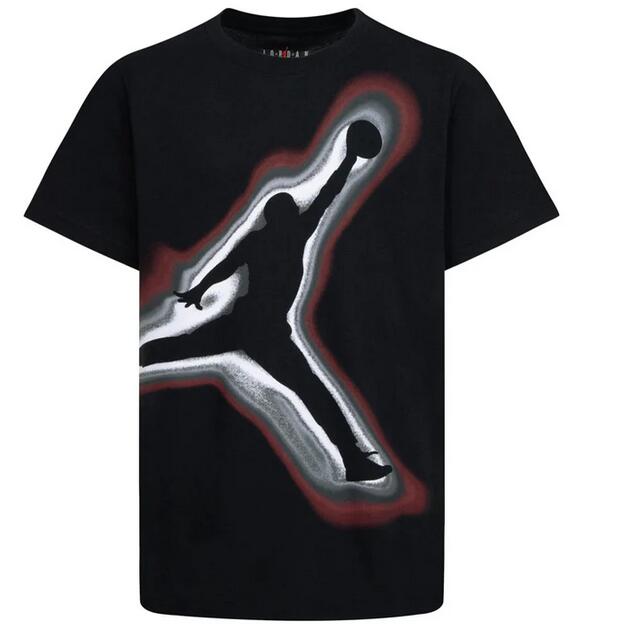 T-shirt ragazzo jordan air heatmap jumpan - nero