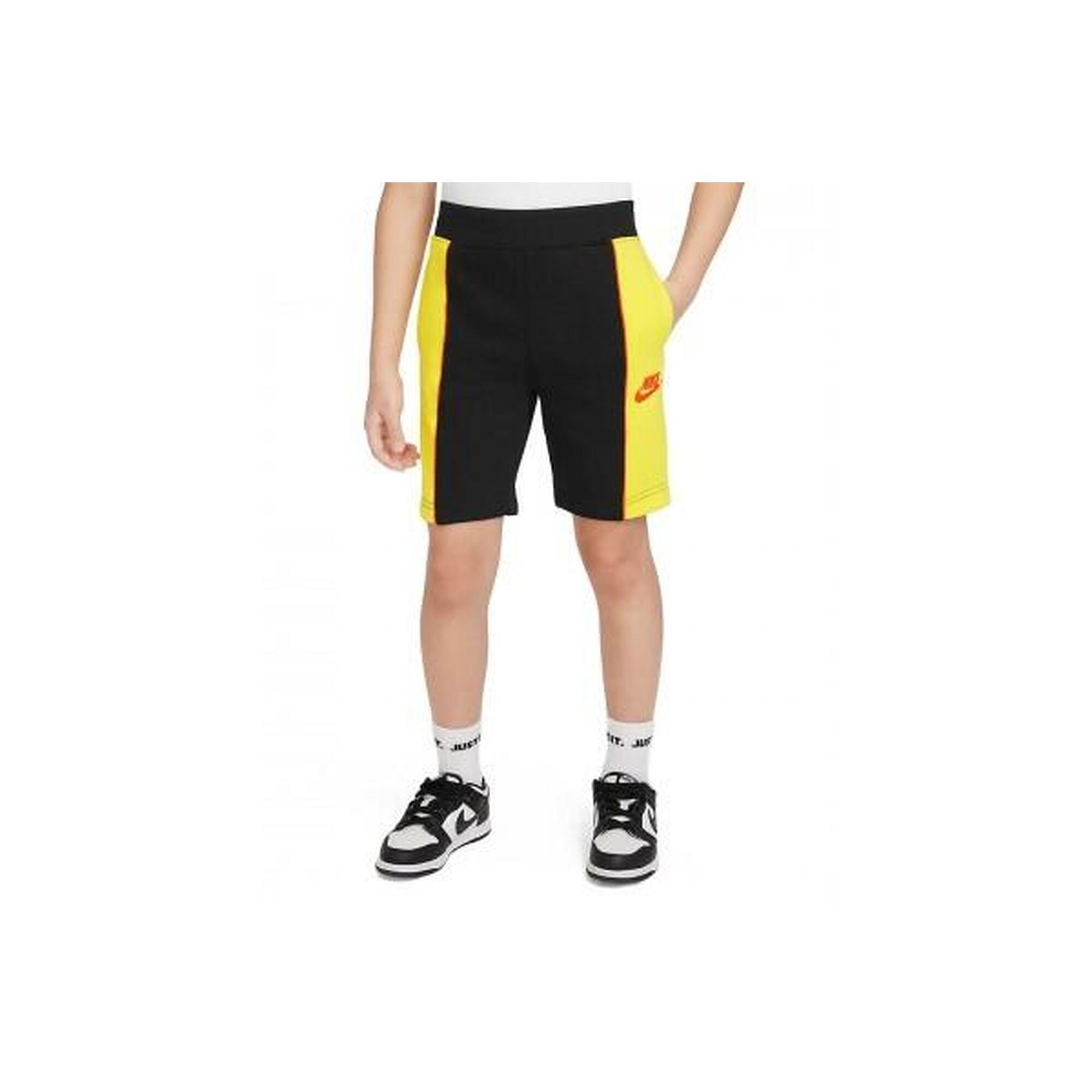 Pantaloncino bambino nike sportswear - nero