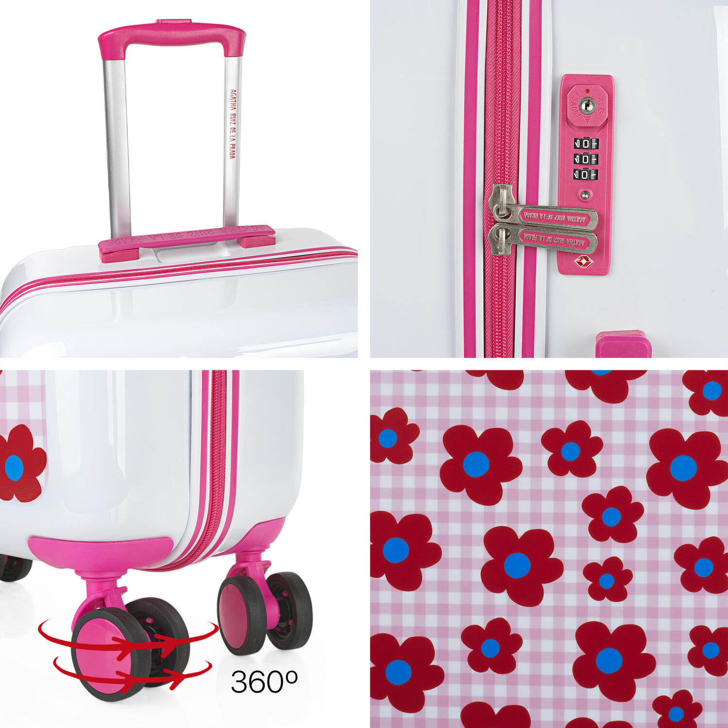 Maleta Pc Mediana 65L Agatha Ruiz De La Prada Happiness 45X68x26cm 5/7
