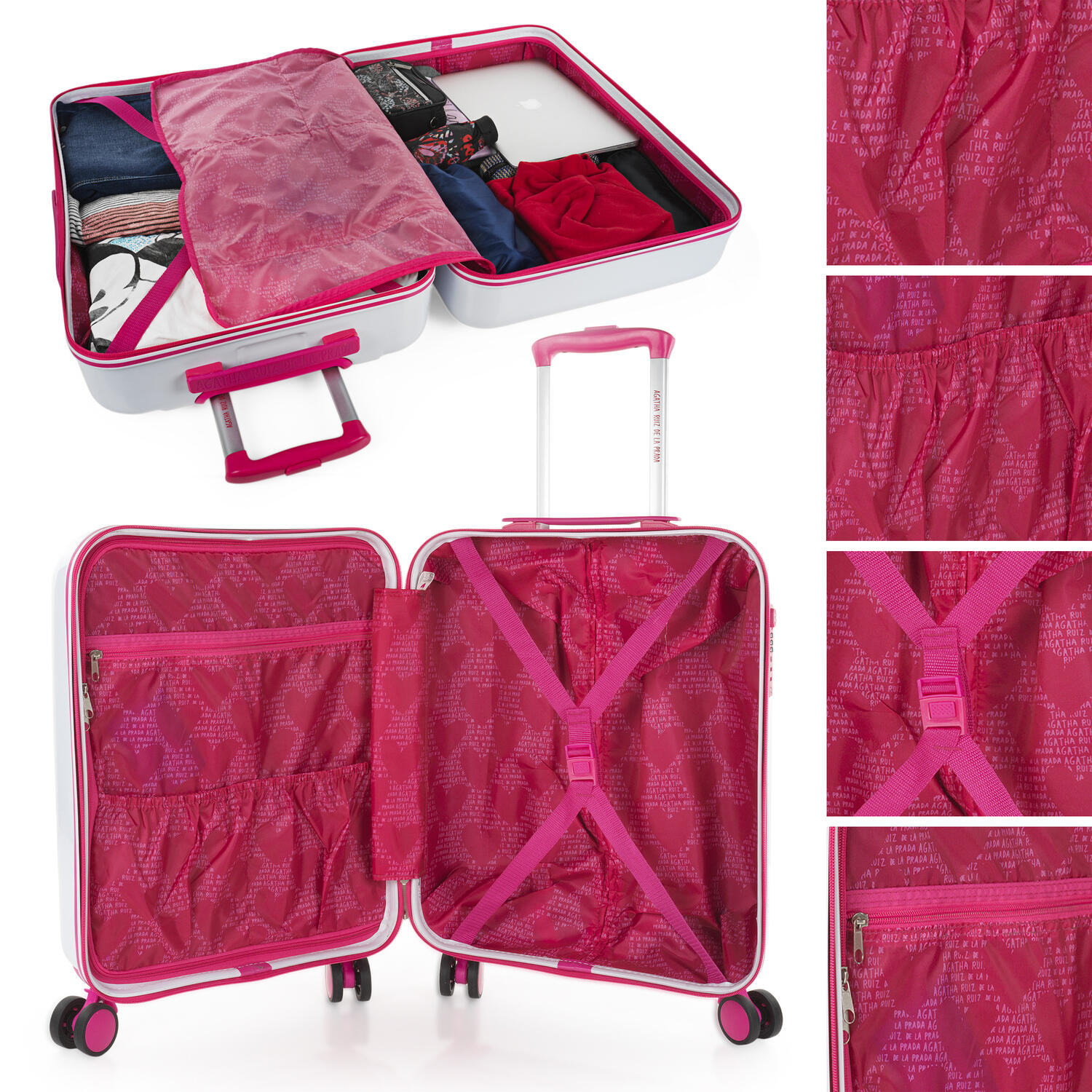 Maleta Pc Mediana 65L Agatha Ruiz De La Prada Happiness 45X68x26cm 4/7