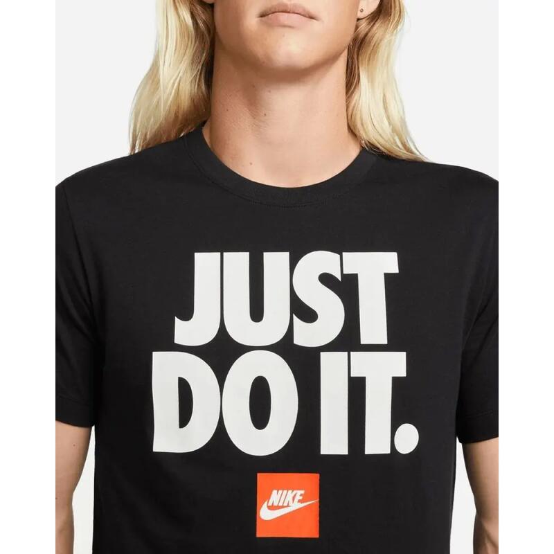 T-shirt uomo nike just do it tee - nero