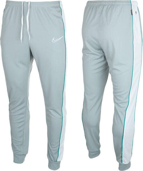 Pantaloni Nike da uomo Dri-FIT grigio scuro con bande bianche