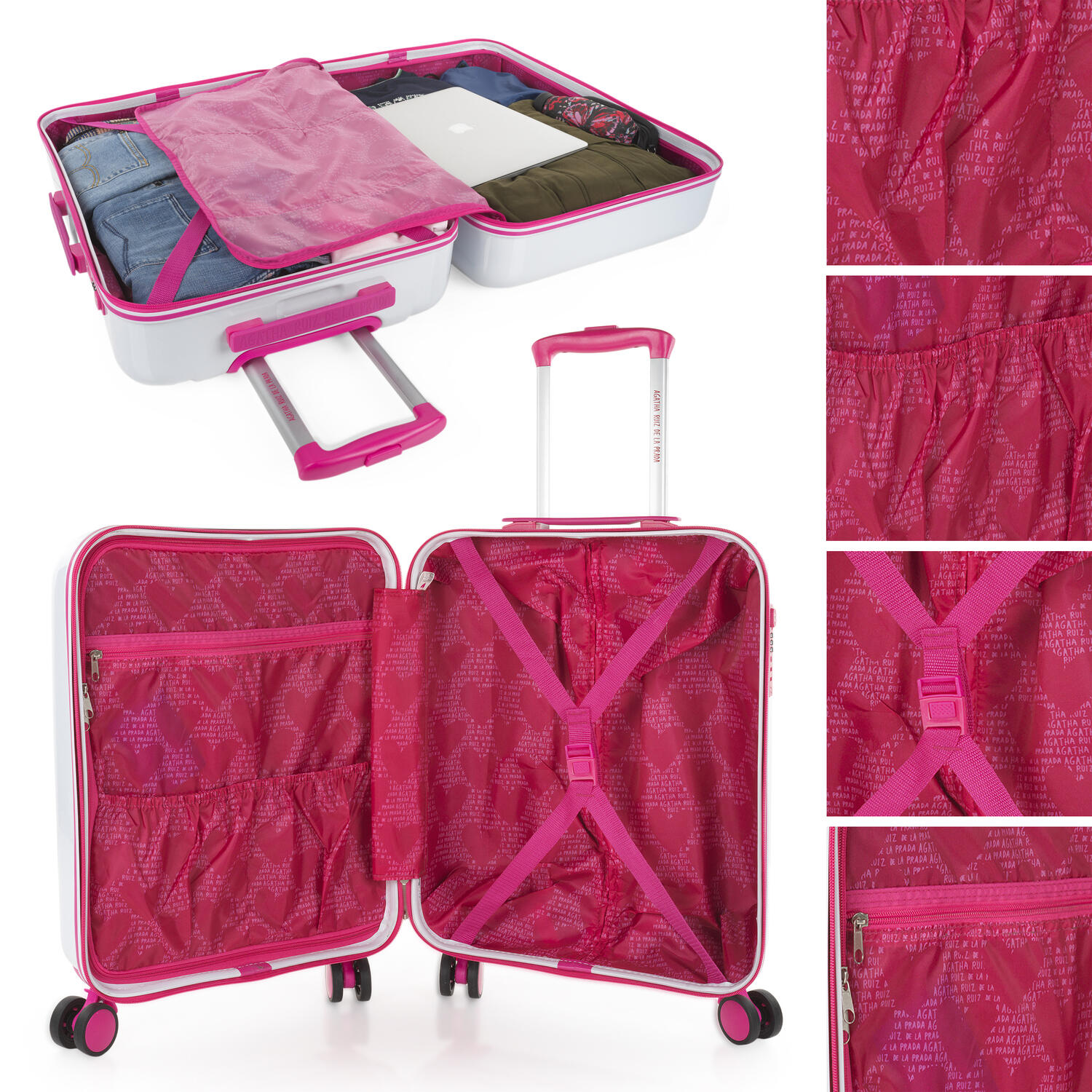 Maleta Pc Mediana 65L Agatha Ruiz De La Prada Happiness 45X68x26cm 4/7